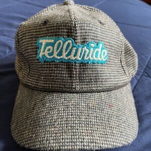 Vintage Tweed Telluride Colorado SnapBack Hat